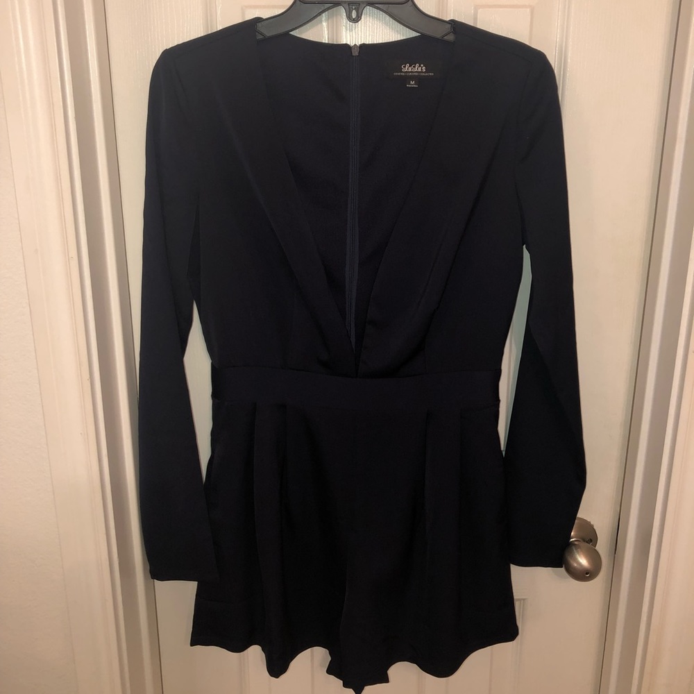 Lulus Plunging V neck Romper